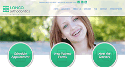 Desktop Screenshot of longoorthodontics.com